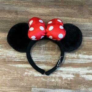 Disney Black and Red Minnie Mouse Ears Headband